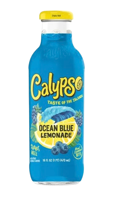 Calypso Ocean Blue Lemonade 12 pack 16oz Bottles