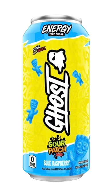 GHOST ENERGY SOUR PATCH BLUERASPBERRY12PK 16OZ