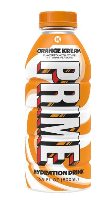 Prime Hydration Orange Kream 12 pack 16.9oz Bottles